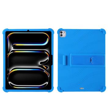 iPad Pro 11 (2025) Custodia in silicone con Kickstand - Blu