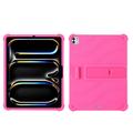 iPad Pro 11 (2025) Custodia in silicone con Kickstand - Rosa caldo