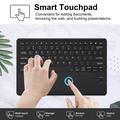 Custodia con tastiera Bluetooth per iPad Pro 12.9 2018/2020/2021/2022 - Nera
