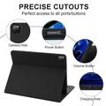 Custodia con tastiera Bluetooth per iPad Pro 12.9 2018/2020/2021/2022 - Nera