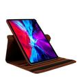 Custodia a libro rotante 360 per iPad Pro 12.9 2018/2020/2021/2022 - Marrone
