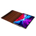 Custodia a libro rotante 360 per iPad Pro 12.9 2018/2020/2021/2022 - Marrone