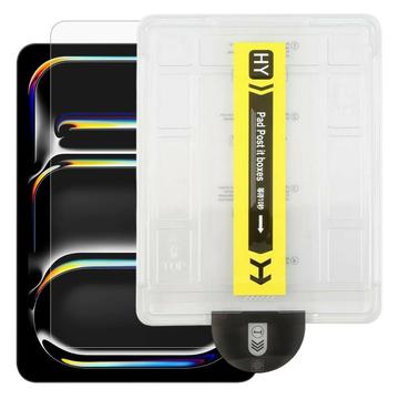 iPad Pro 13 2024/2025 HD Protezione dello schermo in vetro temperato con strumento di rimozione automatica della polvere - 9H