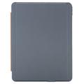 Custodia con tastiera magnetica in pelle per iPad Pro 13 2024/2025 K09 con touchpad - Nero