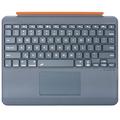 Custodia con tastiera magnetica in pelle per iPad Pro 13 2024/2025 K09 con touchpad - Nero