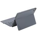 Custodia con tastiera magnetica in pelle per iPad Pro 13 2024/2025 K09 con touchpad - Nero