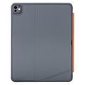 Custodia con tastiera magnetica in pelle per iPad Pro 13 2024/2025 K09 con touchpad - Nero