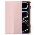 Custodia Folio Tri-Fold Tech-Protect SmartCase Pen per iPad Pro 13 2024/2025 - Rosa