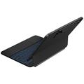 Custodia con tastiera Typecase Edge+ per iPad Pro 13 2024/2025 con touchpad - Layout US - Fibra di carbonio