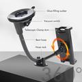 Supporto per iPad/tablet da fissare al parabrezza dell\'auto - 12-24cm - Nero / Grigio