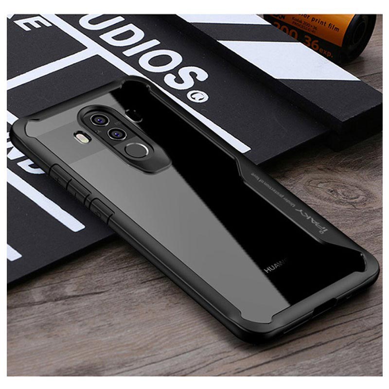 huawei mate 10 pro custodia nero trasparente huawei mate 10 pro custodia nero trasparente