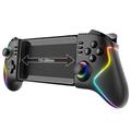 iPega PG-9122 Gamepad RGB wireless estensibile per Android/iOS/PS3/PS4/Switch/PC - Nero