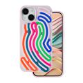 Custodia in silicone DIY per iPhone 11 con stringhe colorate