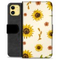 Custodia a Portafoglio Premium per iPhone 11 - Girasole