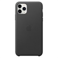 iPhone 11 Pro Max Apple Leather Case MX0E2ZM/A - Black