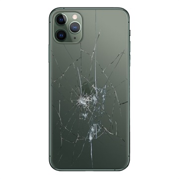 iPhone XS Back Cover Repair - Glass Only - Black