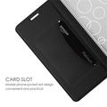 Custodia sottile a libro con slot per carte per iPhone 11 Pro Max - Nera