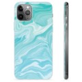 Custodia in TPU per iPhone 11 Pro Max - Marmo blu