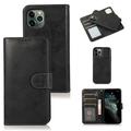 Custodia a portafoglio 2 in 1 in stile vintage per iPhone 11 Pro Max con coperchio rimovibile