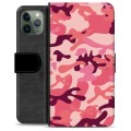 Custodia a Portafoglio Premium per iPhone 11 Pro - Rosa Camouflage