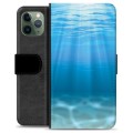 Custodia a Portafoglio Premium per iPhone 11 Pro - Mare