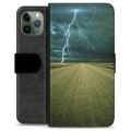 Custodia a Portafoglio Premium per iPhone 11 Pro - Tempesta