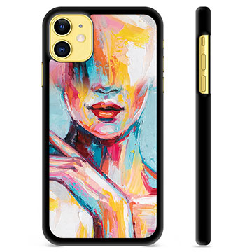 iPhone 11 Cover Protettiva - Ritratto Astratto