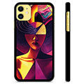 iPhone 11 Cover Protettiva - Ritratto Cubista