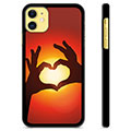 iPhone 11 Cover Protettiva - Siluetta del Cuore