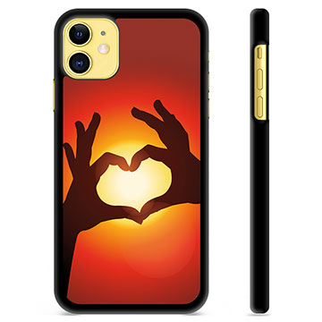 iPhone 11 Cover Protettiva - Siluetta del Cuore