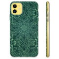 iPhone 11 Custodia TPU - Mandala Verde