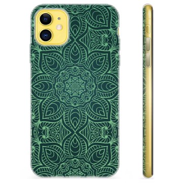iPhone 11 Custodia TPU - Mandala Verde