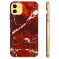 Custodia in TPU per iPhone 11 - Marmo rosso