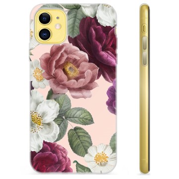 Custodia in TPU per iPhone 11 - Fiori romantici