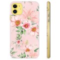 iPhone 11 Custodia TPU - Fiori ad Acquerello