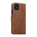 Custodia a portafoglio 2 in 1 in stile vintage per iPhone 11 con coperchio rimovibile