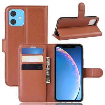 Custodia a Portafoglio per iPhone 11 con Chiusura Magnetica