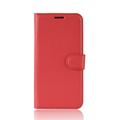 Custodia a Portafoglio per iPhone 11 con Chiusura Magnetica - Rossa