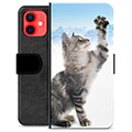 Custodia a Portafoglio Premium per iPhone 12 mini - Cat