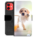 Custodia a Portafoglio Premium per iPhone 12 mini - Cane