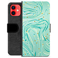 Custodia a Portafoglio Premium per iPhone 12 mini - Verde Menta
