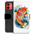 iPhone 12 mini Custodia Portafoglio - Pesce Koi