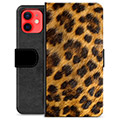 Custodia a Portafoglio Premium per iPhone 12 mini - Leopardo