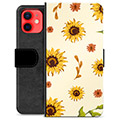 Custodia a Portafoglio Premium per iPhone 12 mini - Girasole