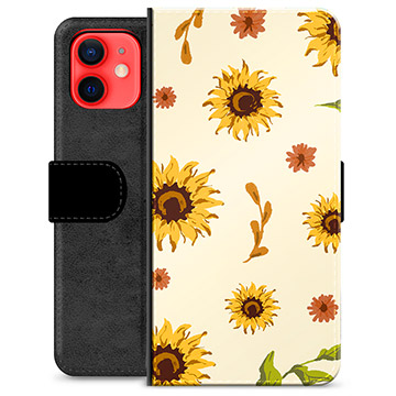 Custodia a Portafoglio Premium per iPhone 12 mini - Girasole