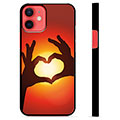 iPhone 12 mini Cover Protettiva - Siluetta del Cuore