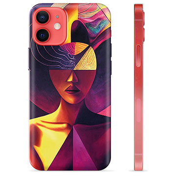 iPhone 12 mini Custodia TPU - Ritratto Cubista