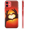 iPhone 12 mini Custodia TPU - Siluetta del Cuore