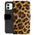 Custodia a Portafoglio Premium per iPhone 12 - Leopardo