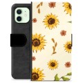 Custodia a Portafoglio Premium per iPhone 12 - Girasole